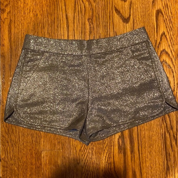 French Connection Metallic Shorts - Picture 2 of 7